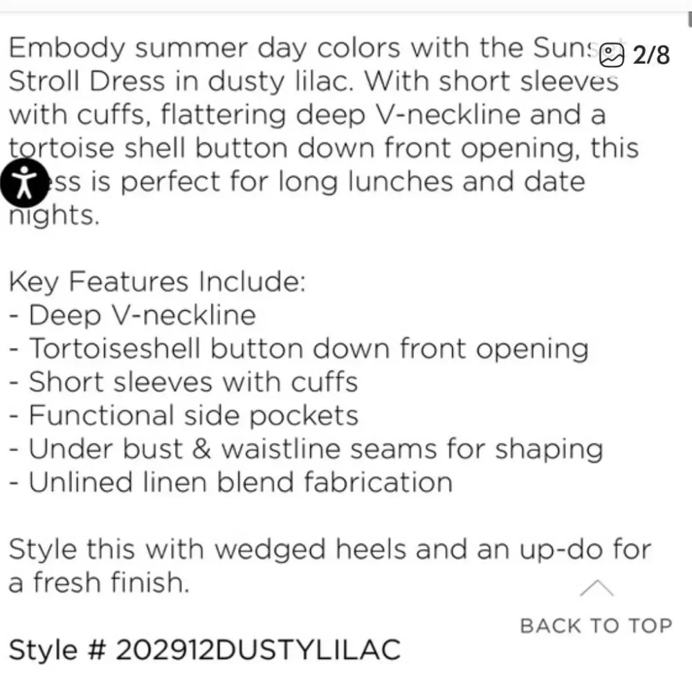 City Chic Sunset Stroll Dusty Lilac Midi Dress with Button Detail - Picture 3 of 16